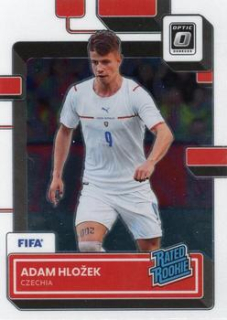 Adam Hlozek Czech Republic Panini Donruss Soccer 2022/23 Optic Rated Rookies #178